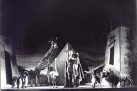 Historisches Szenenbild aus "Die Zauberflöte"